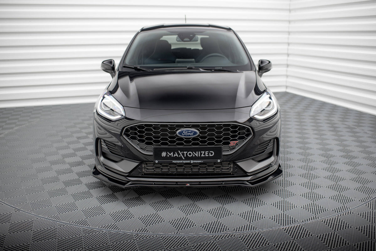 Front Splitter V.4 suitable for Ford Fiesta ST / ST-line Mk8 Facelift