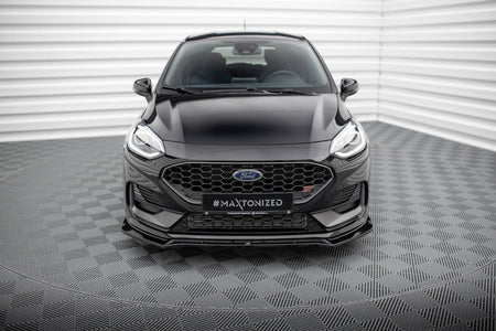 Front Splitter V.4 suitable for Ford Fiesta ST / ST-line Mk8 Facelift