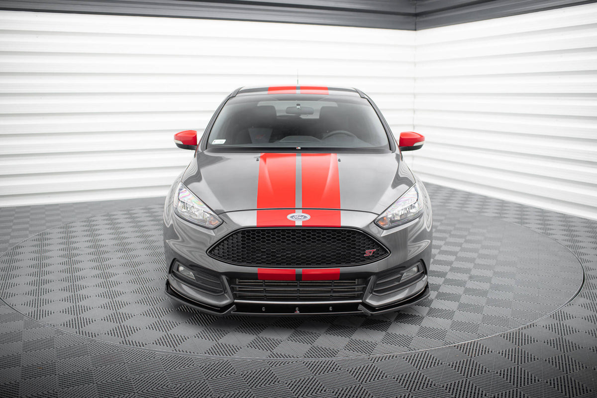 Front Splitter V.4 suitable for Ford Focus ST Mk3 Facelift