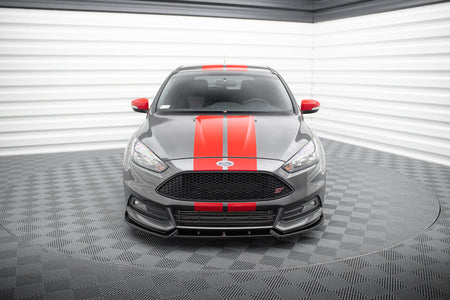 Front Splitter V.4 suitable for Ford Focus ST Mk3 Facelift