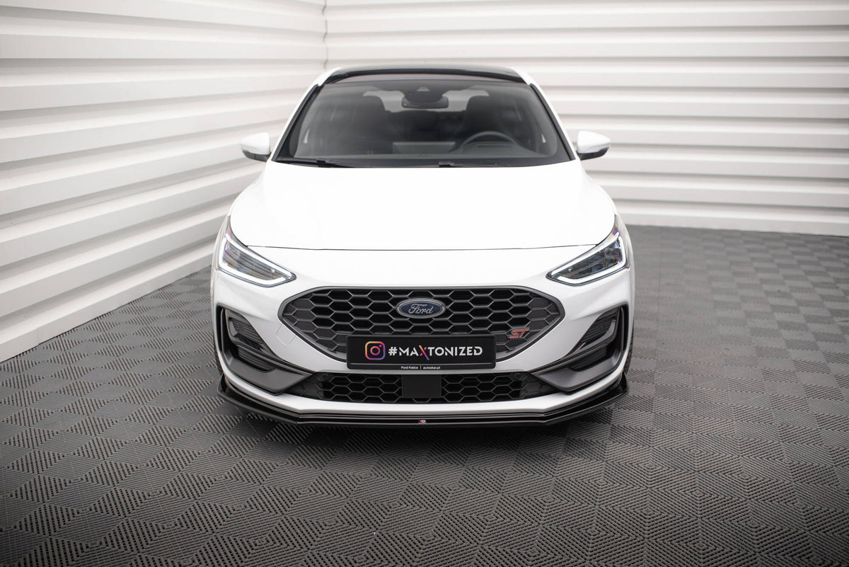 Front Splitter V.4 suitable for Ford Focus ST / ST-Line Mk4 Facelift