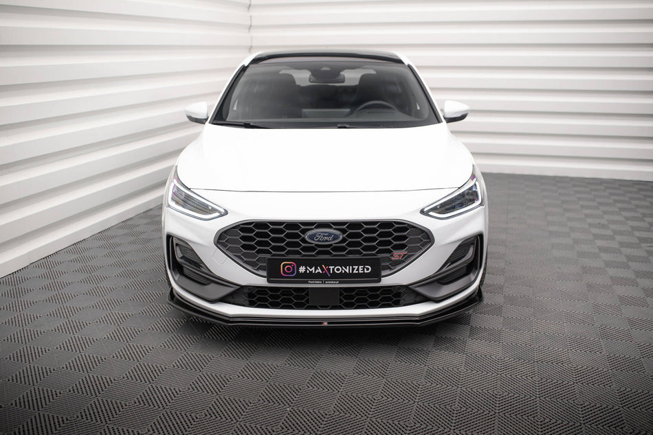 Front Splitter V.4 suitable for Ford Focus ST / ST-Line Mk4 Facelift