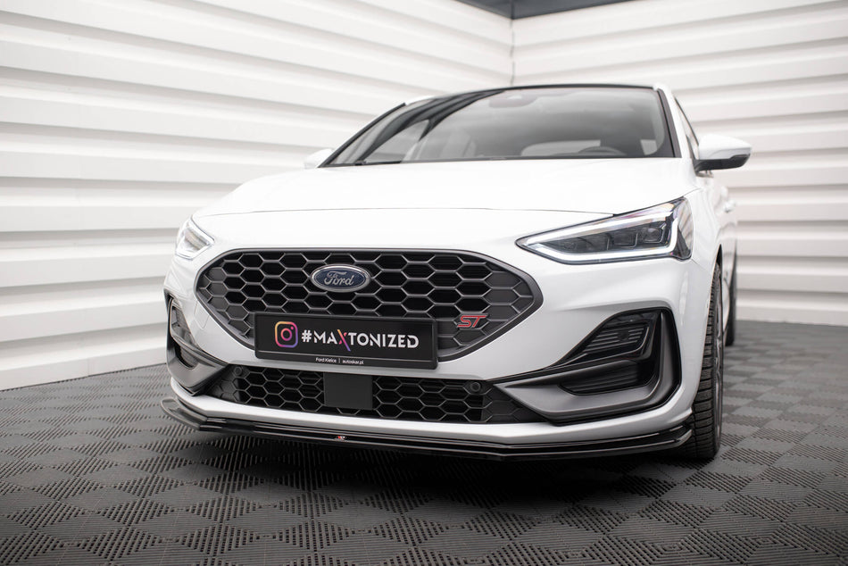 Front Splitter V.4 suitable for Ford Focus ST / ST-Line Mk4 Facelift