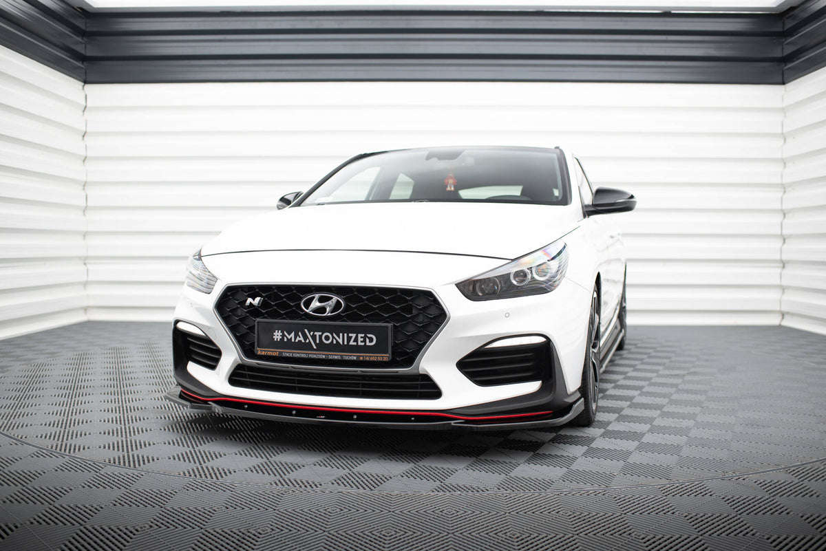 Front Splitter V.4 suitable for Hyundai I30 N Mk3 Hatchback/ Fastback
