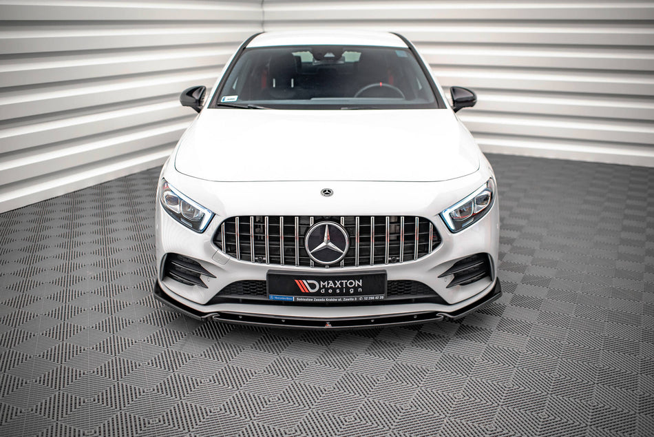 Front Splitter V.4 suitable for Mercedes A35 AMG / AMG-Line W177