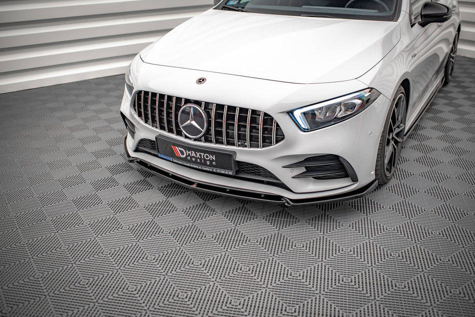 Front Splitter V.4 suitable for Mercedes A35 AMG / AMG-Line W177