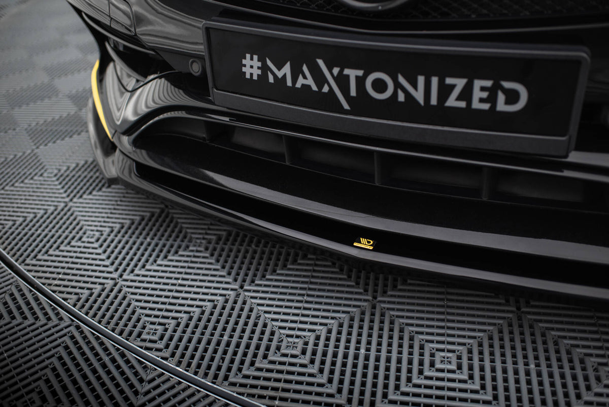 Front Splitter V.4 suitable for Mercedes-AMG CLA 45 Aero C117 Facelift