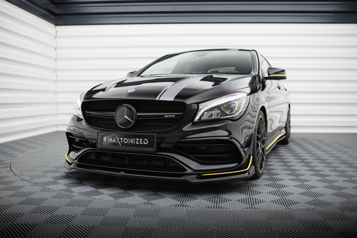 Front Splitter V.4 suitable for Mercedes-AMG CLA 45 Aero C117 Facelift