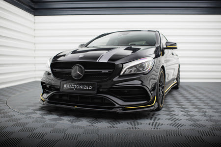 Front Splitter V.4 suitable for Mercedes-AMG CLA 45 Aero C117 Facelift