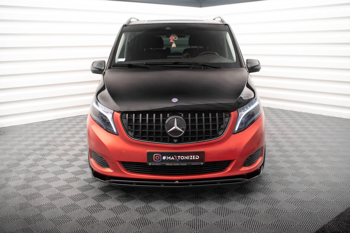 Front Splitter V.4 suitable for Mercedes-Benz V-Class W447
