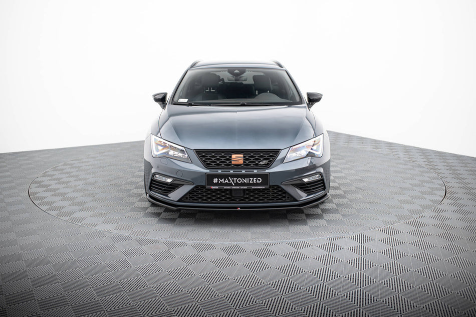 Front Splitter V.4 suitable for Seat Leon Cupra / FR Mk3 FL