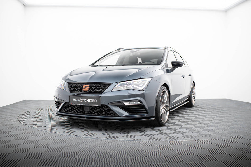 Front Splitter V.4 suitable for Seat Leon Cupra / FR Mk3 FL