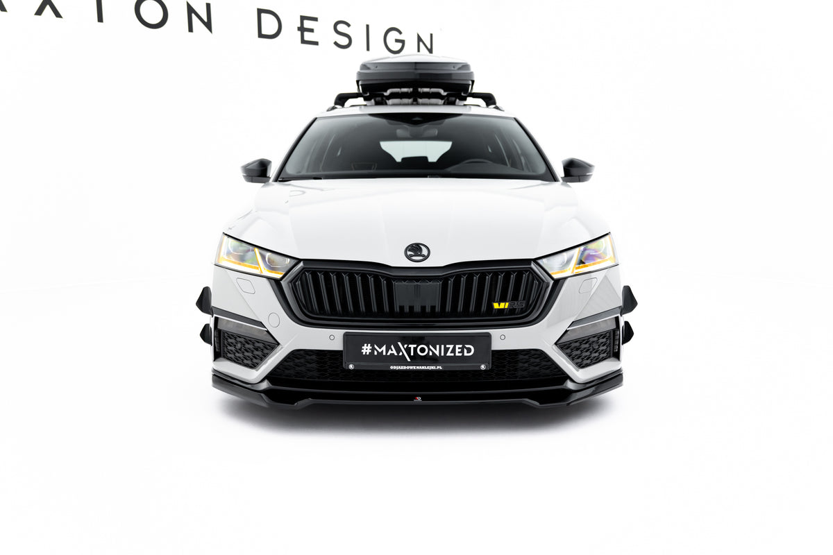 Front Splitter V.4 suitable for Skoda Octavia RS Mk4