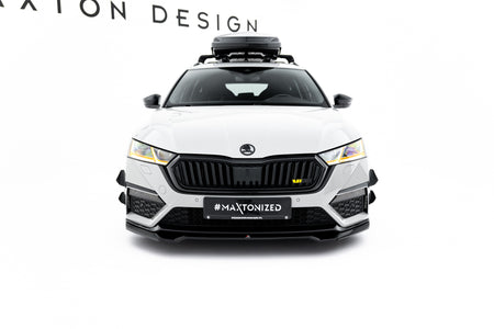 Front Splitter V.4 suitable for Skoda Octavia RS Mk4