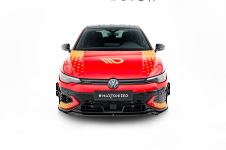 Front Splitter V.4 suitable for Volkswagen Golf GTI Clubsport Mk8 Facelift