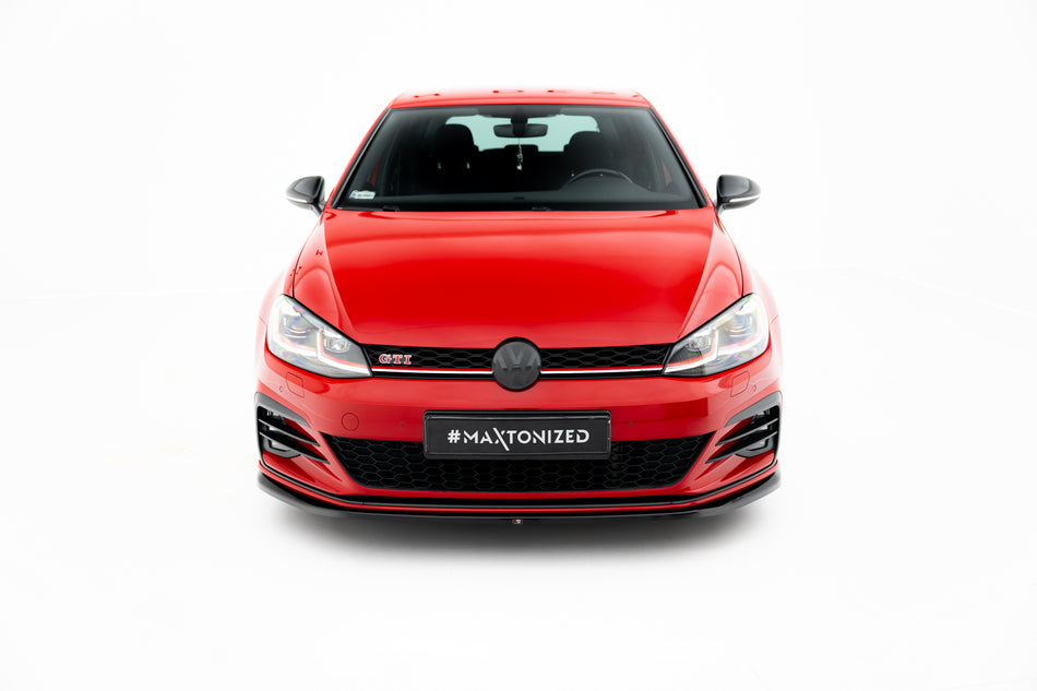 Front Splitter V.4 suitable for Volkswagen Golf GTI / GTD Mk7 Facelift