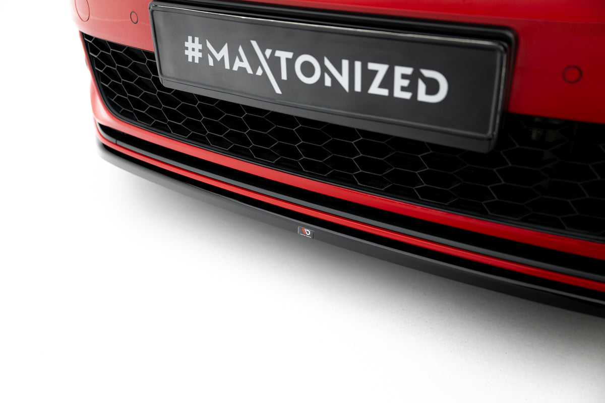 Front Splitter V.4 suitable for Volkswagen Golf GTI / GTD Mk7 Facelift