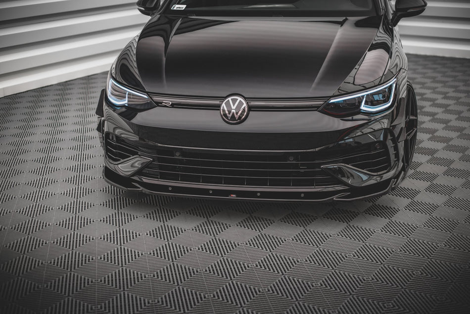 Front Splitter V.4 suitable for Volkswagen Golf R Hatchback / Variant  Mk8