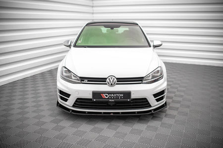 Front Splitter V.4 suitable for Volkswagen Golf R / R-Line Mk7