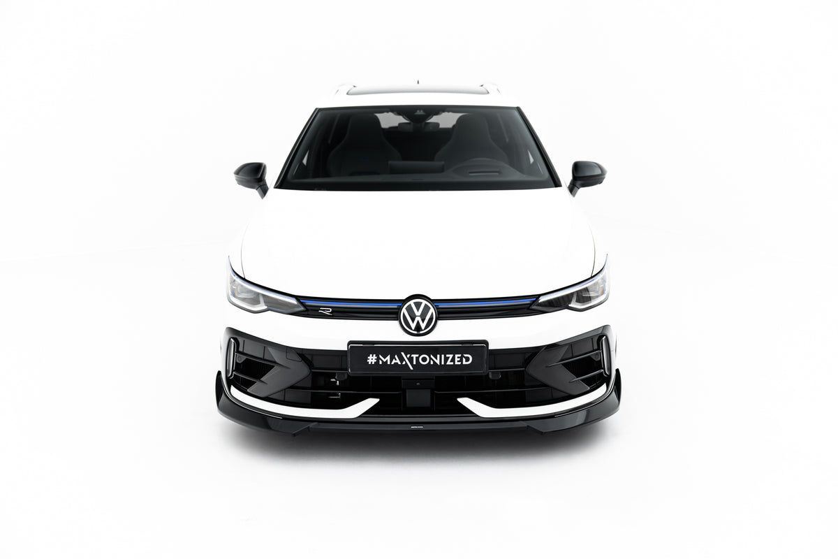 Front Splitter V.4 suitable for Volkswagen Golf R Variant Mk8 Facelift