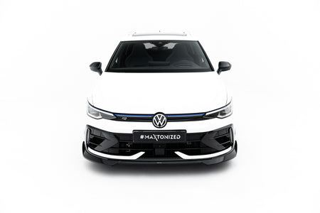 Front Splitter V.4 suitable for Volkswagen Golf R Variant Mk8 Facelift