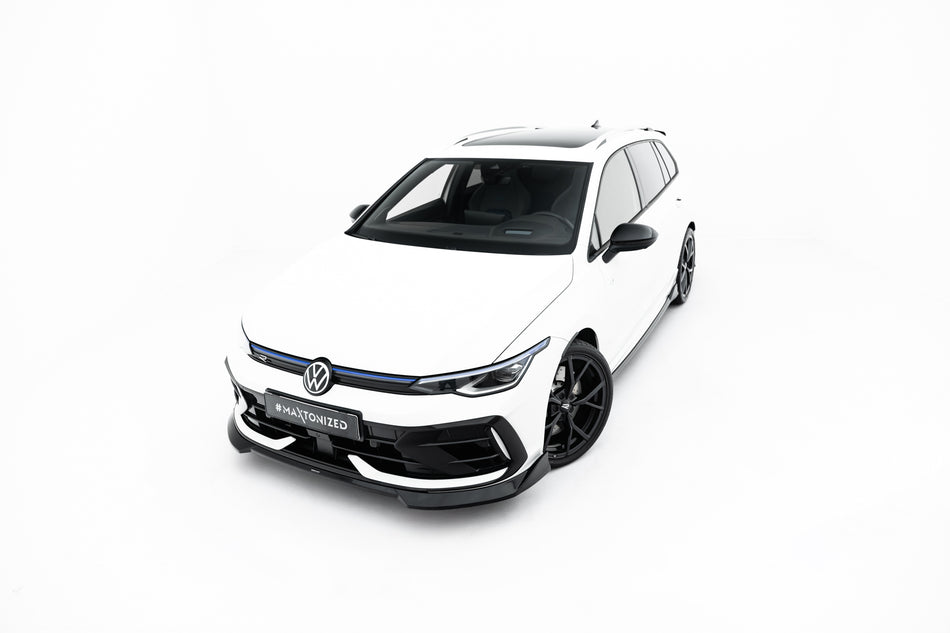 Front Splitter V.4 suitable for Volkswagen Golf R Variant Mk8 Facelift