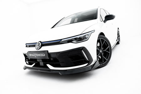 Front Splitter V.4 suitable for Volkswagen Golf R Variant Mk8 Facelift