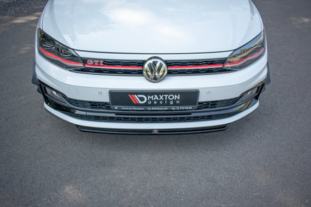 Front Splitter V.4 suitable for Volkswagen Polo GTI / R-line Mk6