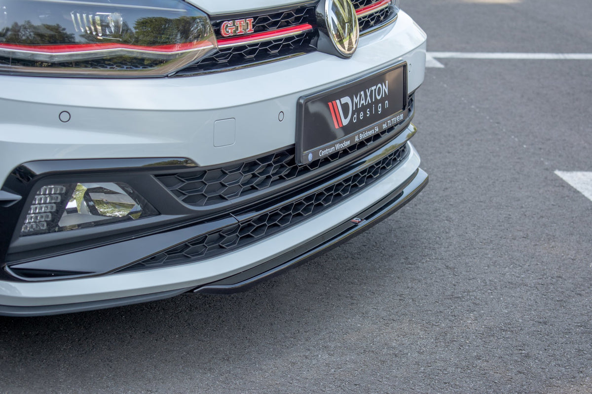 Front Splitter V.4 suitable for Volkswagen Polo GTI / R-line Mk6