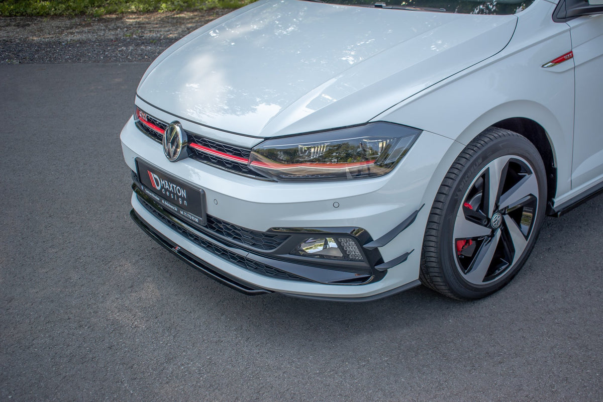 Front Splitter V.4 suitable for Volkswagen Polo GTI / R-line Mk6
