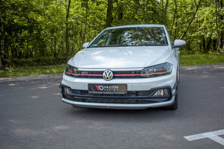 Front Splitter V.4 suitable for Volkswagen Polo GTI / R-line Mk6