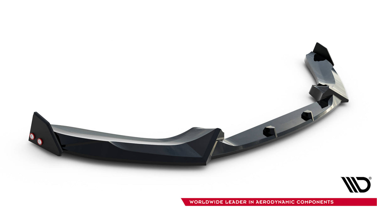 Front Splitter V.5 + Flaps suitable for BMW 1 M-Pack / M140i F20 Facelift
