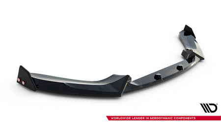 Front Splitter V.5 + Flaps suitable for BMW 1 M-Pack / M140i F20 Facelift