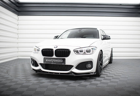Front Splitter V.5 suitable for BMW 1 M-Pack / M140i F20 Facelift
