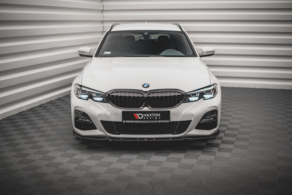 Front Splitter V.5 suitable for BMW 3 G20 / G21 M-Pack