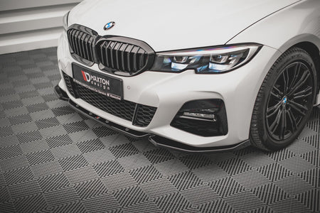 Front Splitter V.5 suitable for BMW 3 G20 / G21 M-Pack