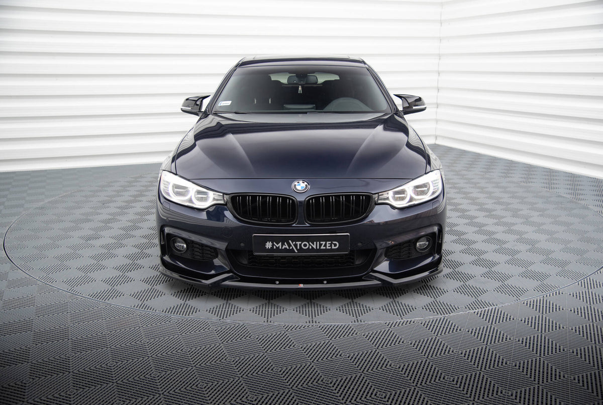 Front Splitter V.5 suitable for BMW 4 Coupe / Gran Coupe / Cabrio M-Pack F32 / F36 / F33