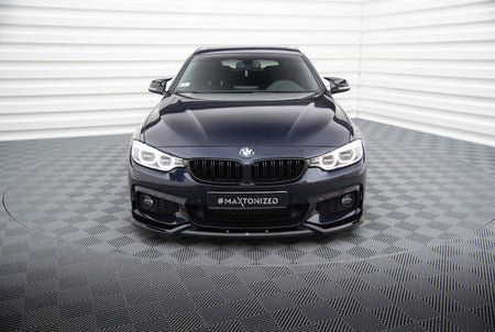 Front Splitter V.5 suitable for BMW 4 Coupe / Gran Coupe / Cabrio M-Pack F32 / F36 / F33