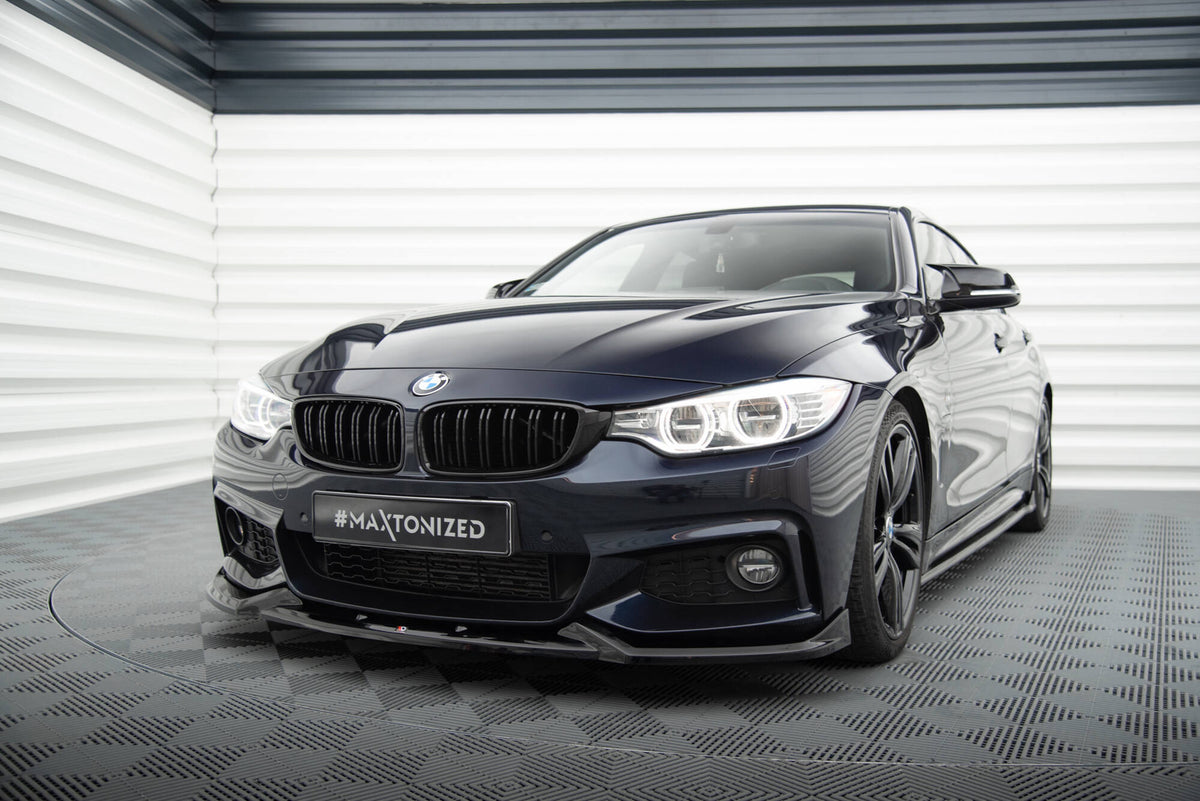 Front Splitter V.5 suitable for BMW 4 Coupe / Gran Coupe / Cabrio M-Pack F32 / F36 / F33