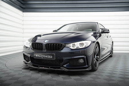 Front Splitter V.5 suitable for BMW 4 Coupe / Gran Coupe / Cabrio M-Pack F32 / F36 / F33