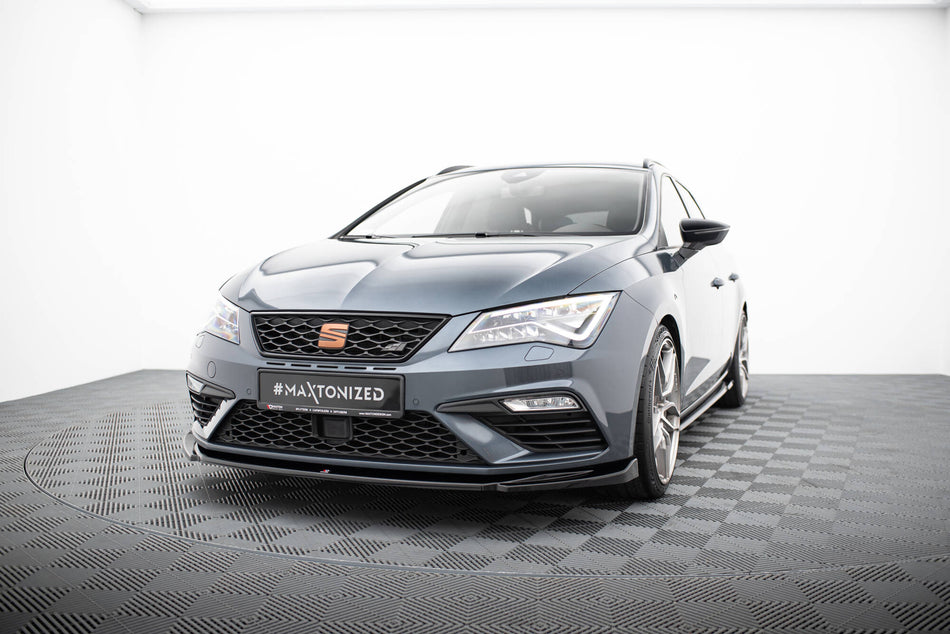 Front Splitter V.5 suitable for Seat Leon Cupra / FR Mk3 FL
