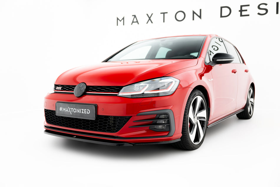 Front Splitter V.5 suitable for Volkswagen Golf GTI / GTD Mk7 Facelift