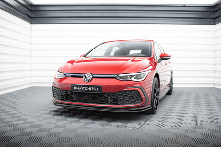 Front Splitter V.5 suitable for Volkswagen Golf GTI / GTE / GTD / R-Line Mk8