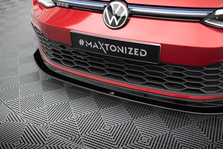 Front Splitter V.5 suitable for Volkswagen Golf GTI / GTE / GTD / R-Line Mk8