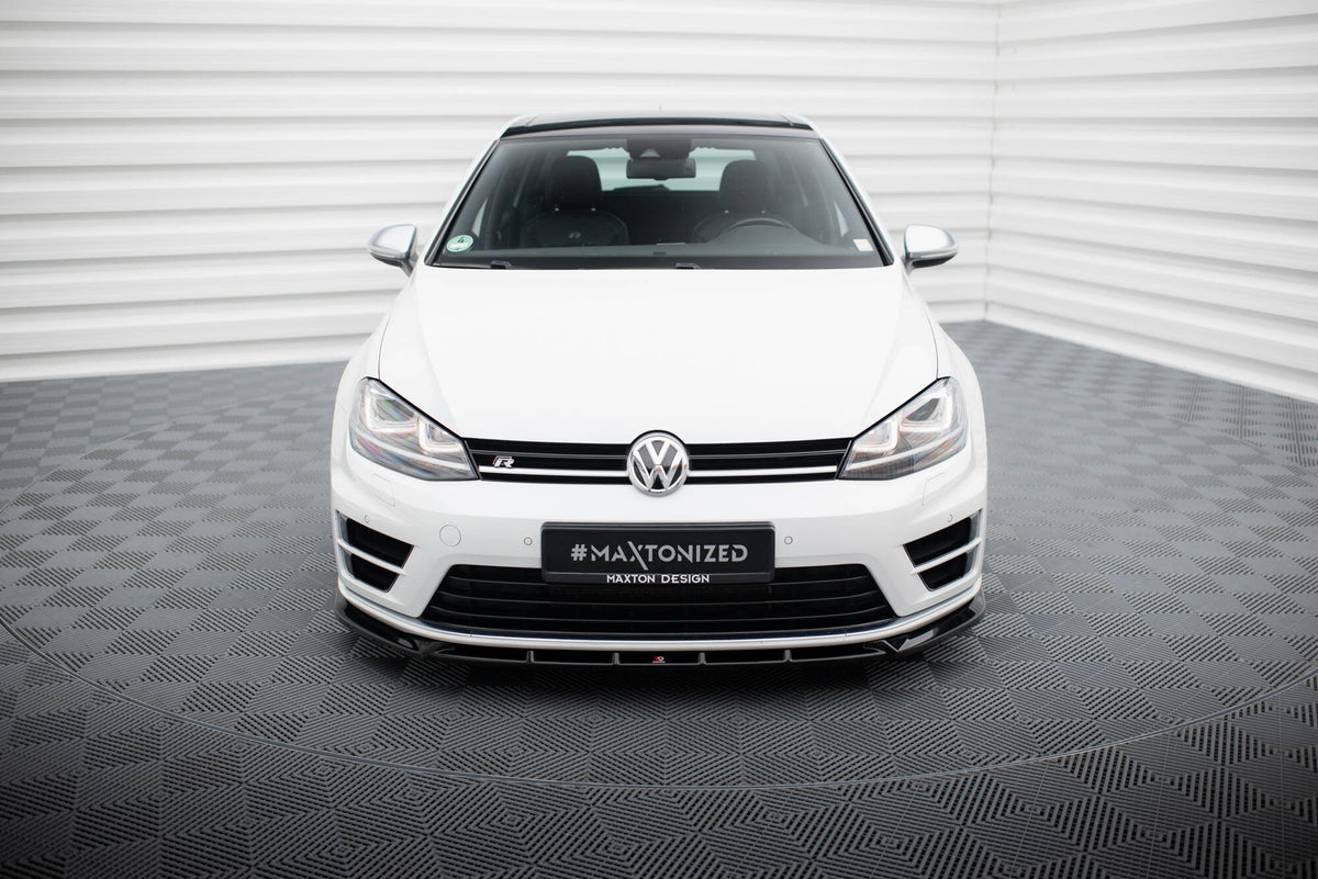 Front Splitter V.5 suitable for Volkswagen Golf R / R-Line Mk7