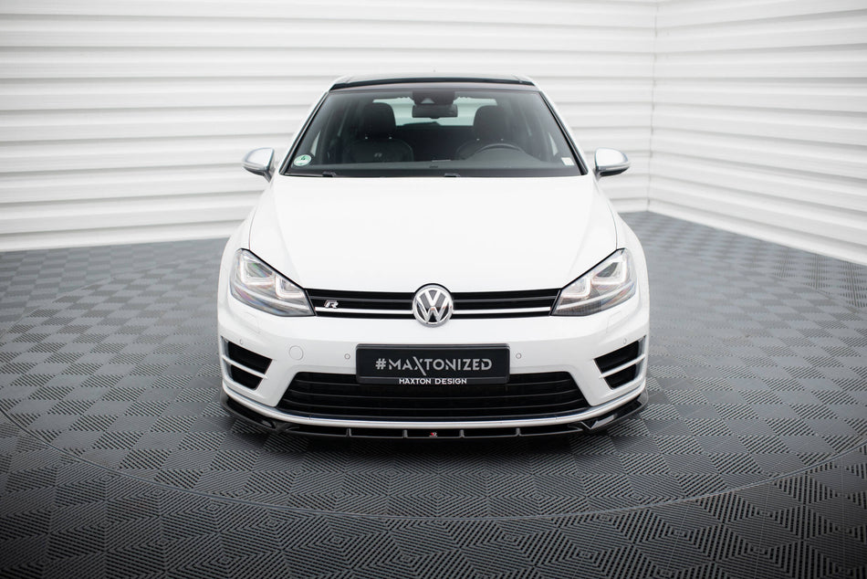 Front Splitter V.5 suitable for Volkswagen Golf R / R-Line Mk7