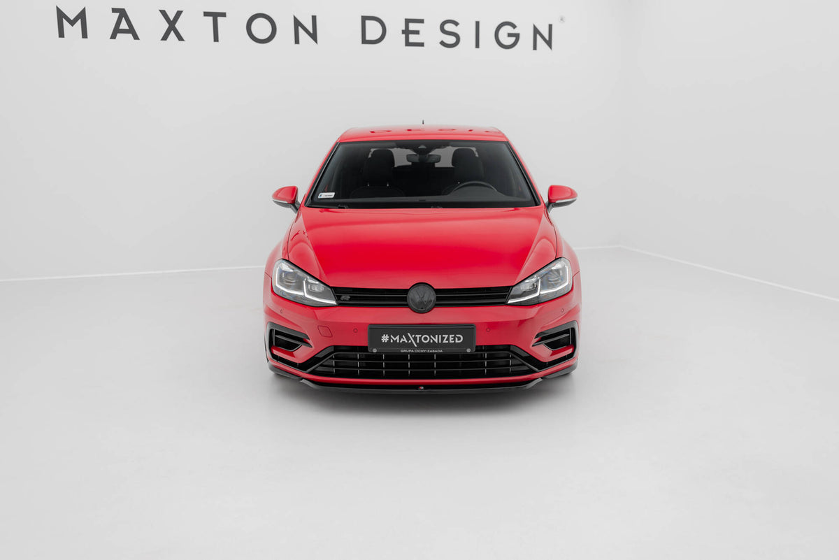Front Splitter V.5 suitable for Volkswagen Golf R / R-Line Mk7 Facelift