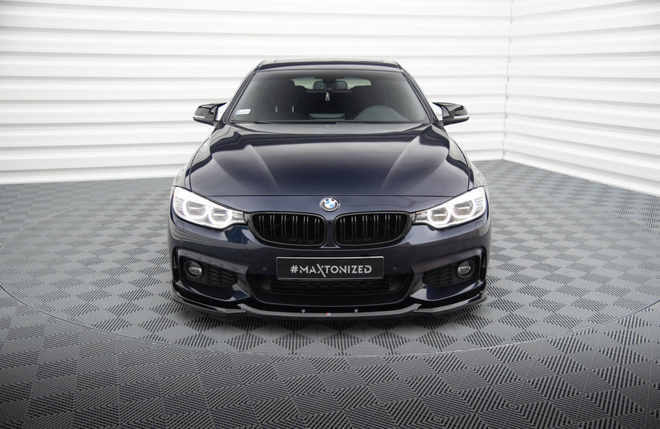 Front Splitter V.6 suitable for BMW 4 Coupe / Gran Coupe / Cabrio M-Pack F32 / F36 / F33