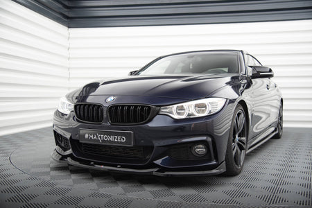 Front Splitter V.6 suitable for BMW 4 Coupe / Gran Coupe / Cabrio M-Pack F32 / F36 / F33