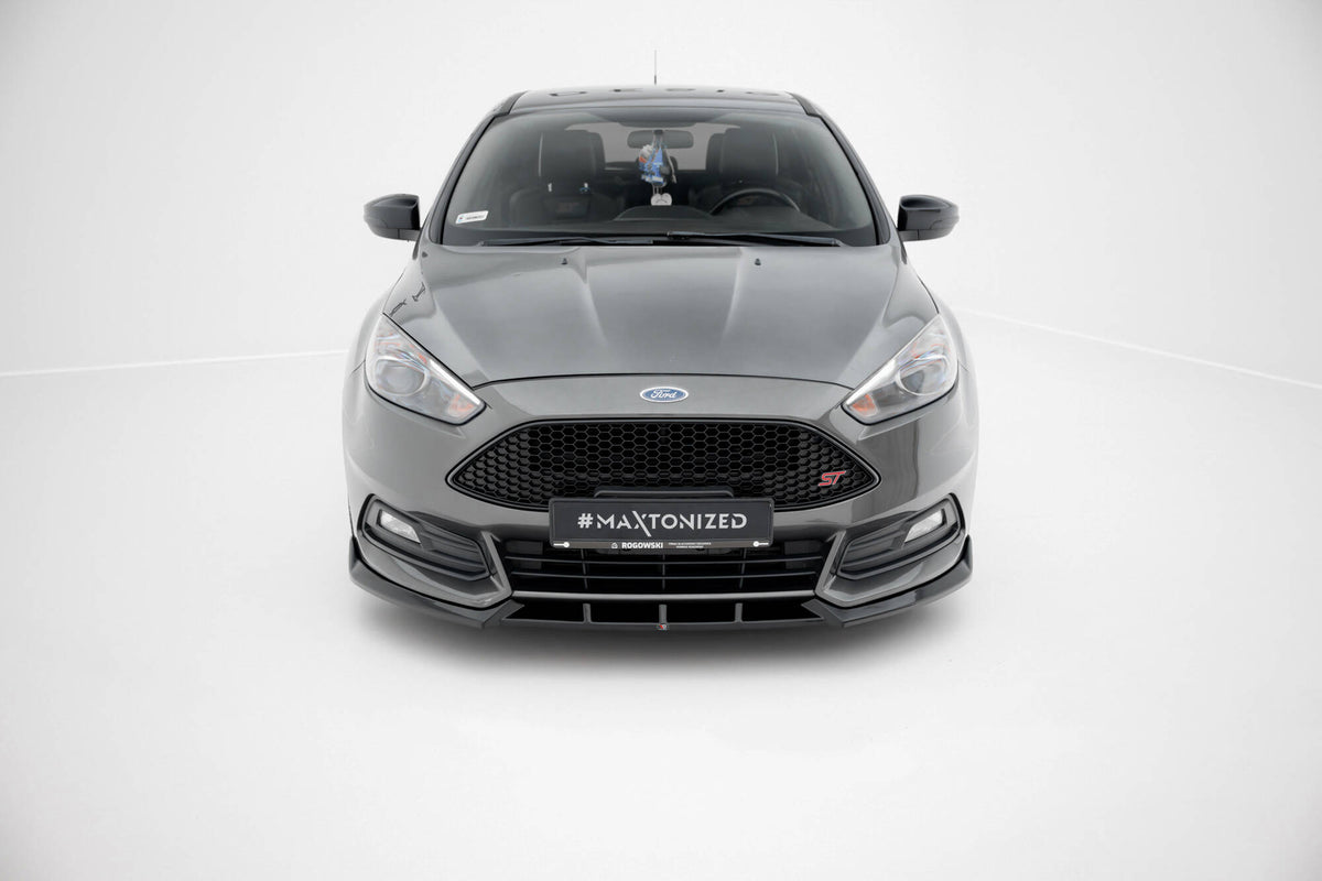 Front Splitter V.6 suitable for Ford Focus ST Mk3 Facelift